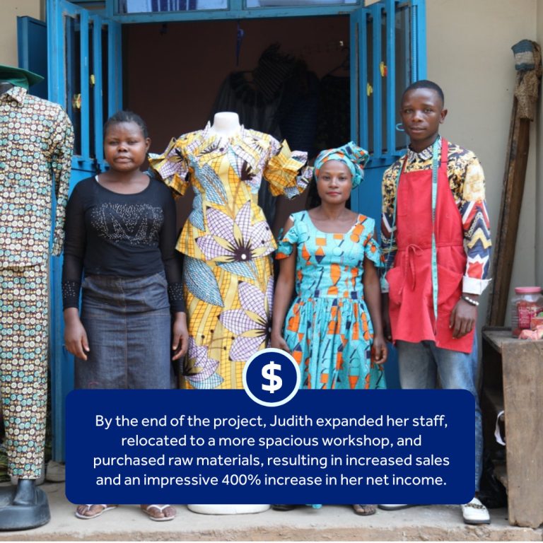 De la Petite Pièce à la Réussite Commerciale : L’Histoire Inspirante de l’Etablissement Judith Fashion à Bukavu