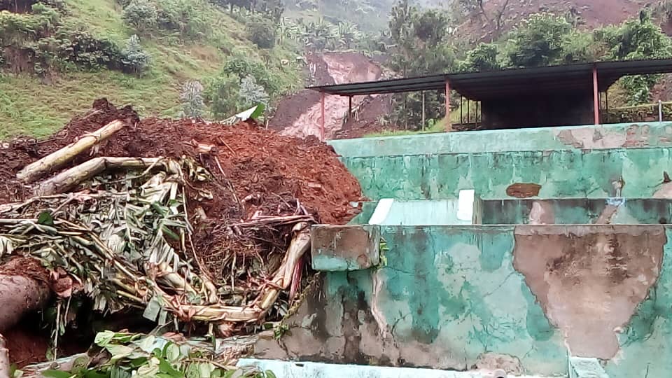 Sud-Kivu/ Kalehe : La Destruction Poignante de la Station de lavage de café de la coopérative CAM à Kiniezire