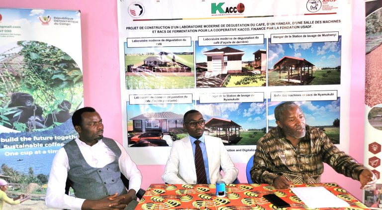 SIGNATURE DE CONTRAT DE SUBVENTION ENTRE USADF ET KALEHE ARABICA COFFEE COOPERATIVE (KACCO) SOUS LA RESPONSABILITE DE ASOP PARTENAIRE TECHNIQUE USADF AU CONGO
